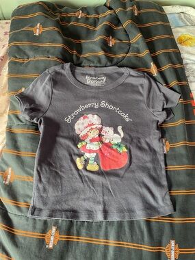 Strawberry Shortcake Graphic Crop Top for Girls